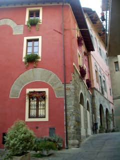 Pretty town of Barga in Tuscany